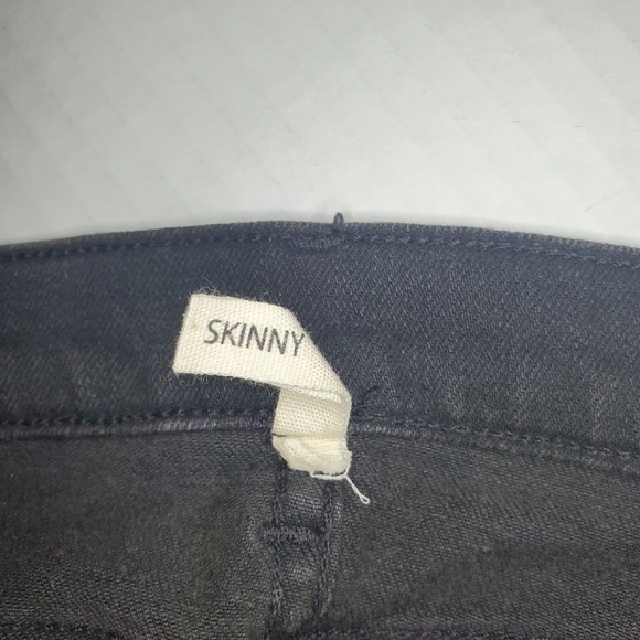 RAG & BONE Stretch Skinny Jeans Black w/ Holes Distressed 27 - Picture 12 of 14